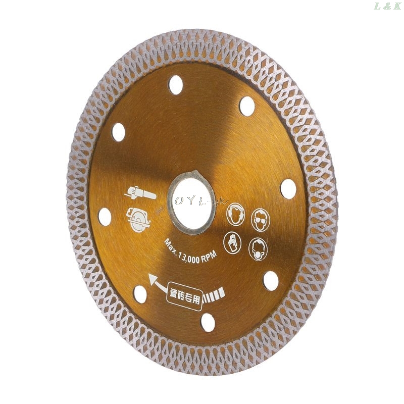 Hot Pressed Sintered Diamond Saws Blade Mesh Turbo Cutting Disc For Granite Marble Tile Ceramic L29K