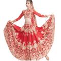 Sarees Wedding India Woman Wedding Costume Ethnic Style Lehenga Choli Performance Gorgeous Suits top+skirt+scarf+pants