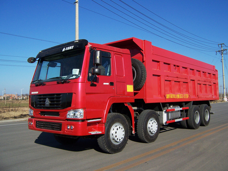 Howo 12 wheeler truck 50 ton dump truck