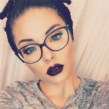 Fashion Women Cat Eye Plastic Eyeglasses Frame Men Optical Glasses Frame Retro Computer Transparent Clear Glasses