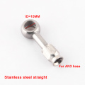 AN3 10mm Stainless Steel Banjo Eye Brake PTFE Hose Fitting/Hose Ends Adapter For Car Auto Motorcycle 0 Degree/28 Degree/90Degree