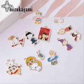 Zinc Alloy Enamel Charms Cartoon Animal Character 10pcs/lot For DIY Fashion Jewelry Making Accessories