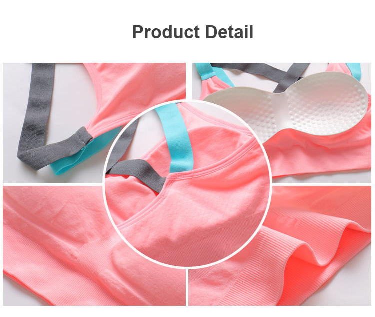 Sports Bra for Women Gym Seamless High Impact Sports Bra Yoga Fitness Top Female Underwear Push-up bra Sportswear bralette