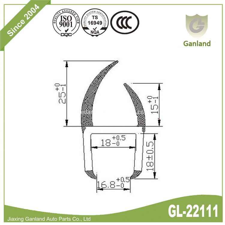 PVC H Shape Seal  gl-22111
