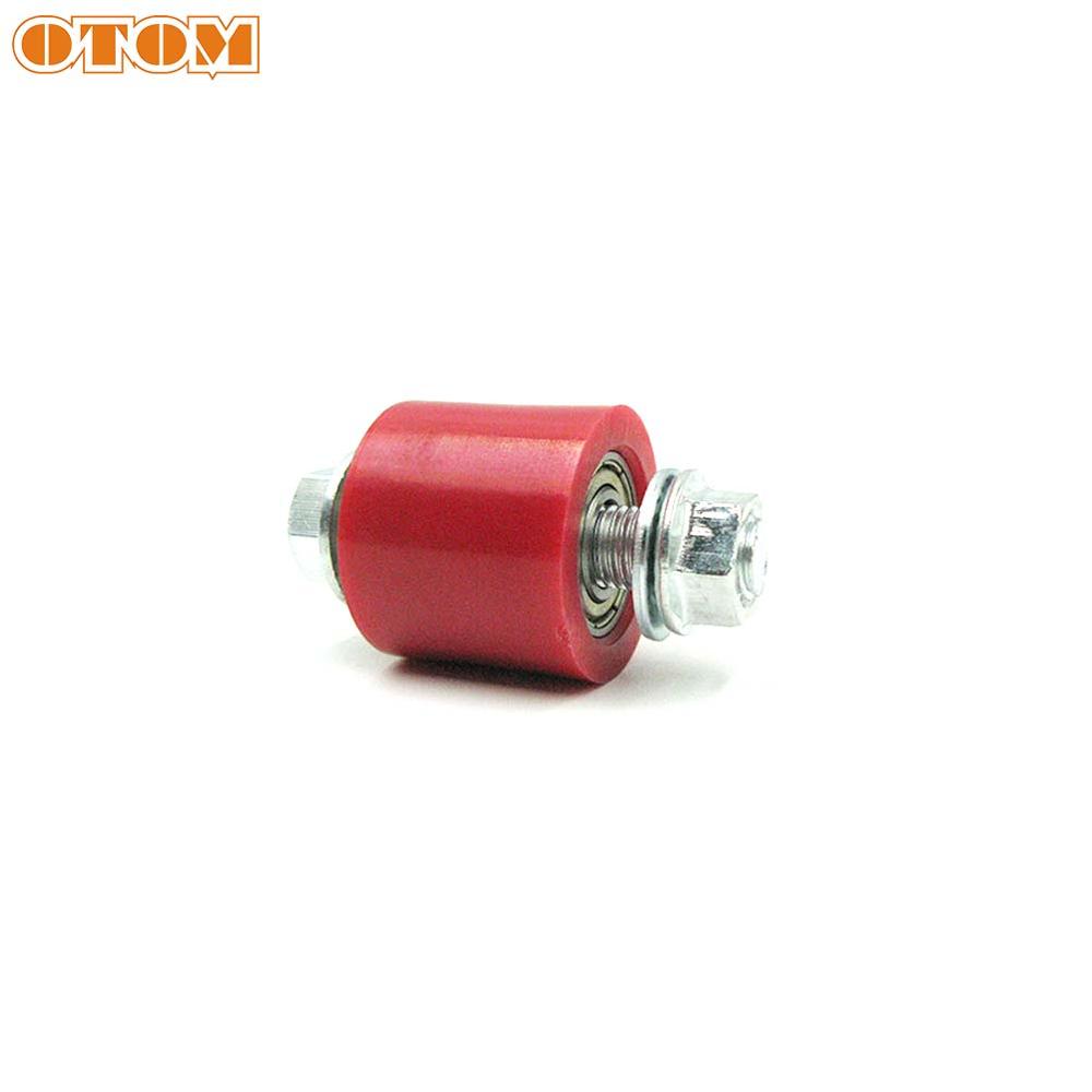 OTOM Motorcycle Wheel Tensioner Guide Drive Chain Roller Pulley For KTM HONDA CRF KAWASAKI SUZUKI YAMAHA M8 M10 Guide Sprocket