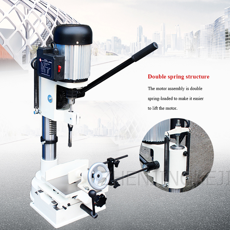 Home Desktop Woodworking Square Tenon Machine Small Multifunction Drilling Machine Woodworking Drilling And Mortising Machine