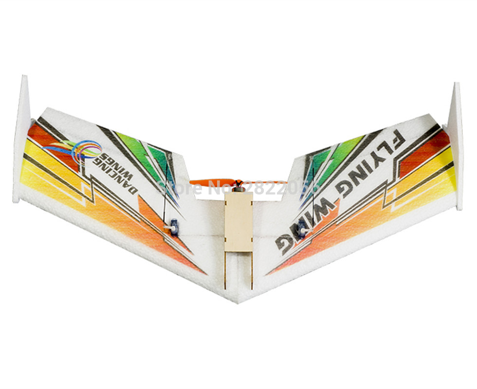 Free shipping RC Plane EPP fixed-wing electric DW HOBBY Mini Rainbow EPP 600mm Wingspan FPV Flying Wing RC Airplane Kit