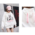 QRWR 2020 Autumn Winter Women Sweatshirt Fashion Korean Kawaii Hoodies Women Casual Loose Thick Long Sleeve Pullover Sweatshirt