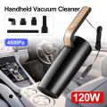 Portable Car Vacuum Cleaner 120W 12V 4500PA High Suction Low Noise Handheld Vacuum Cleaner Wet Dry Dual-use Vaccum Cleaner