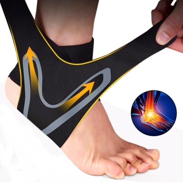 1Pair Ankle Support Brace Elasticity Free Adjustment Protection Foot Bandage Sprain Prevention Sport Fitness Guard Band