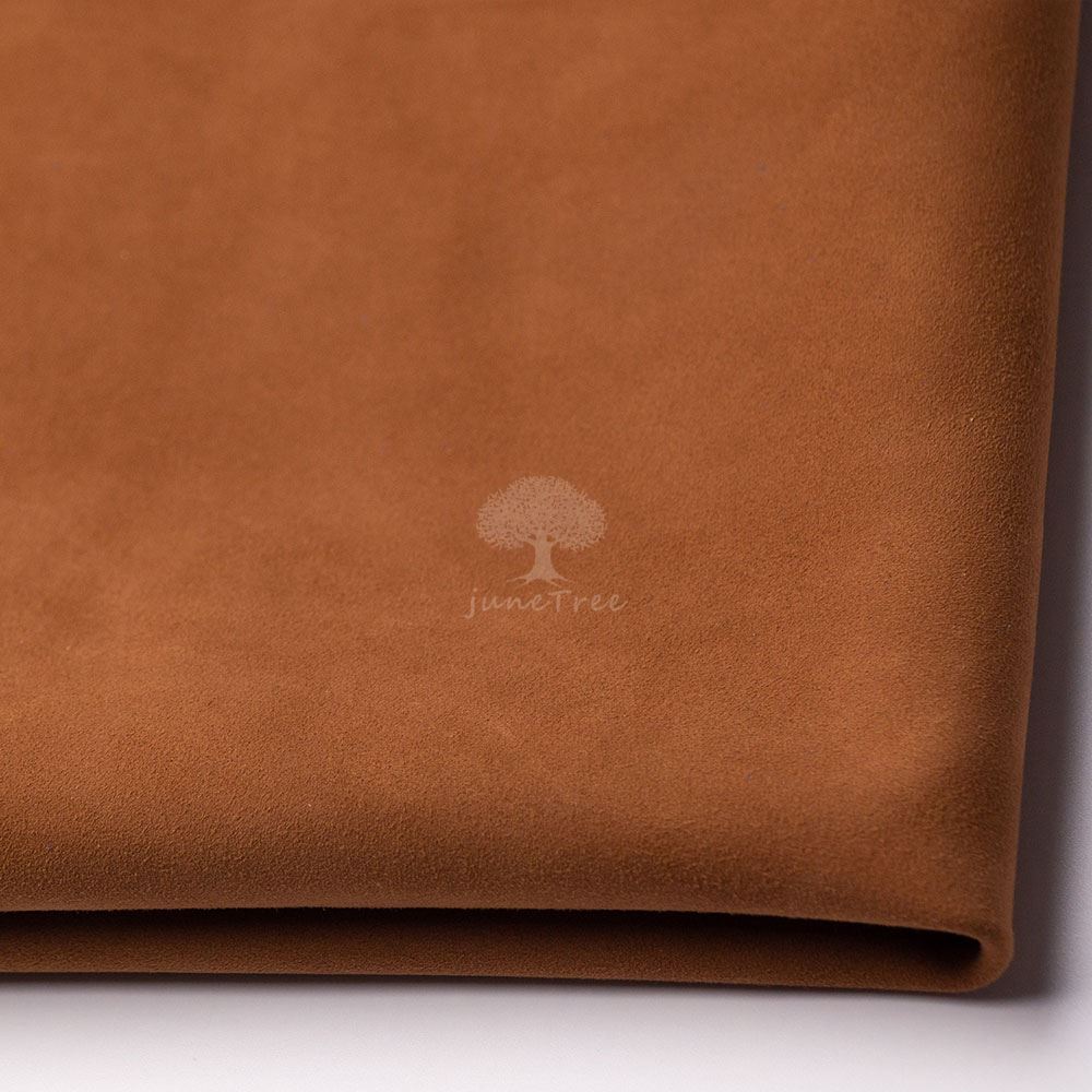 Junetree high quality Sheep skin leather Genuine leather suede face leather soft 0.8mm thick whole skin leather craft
