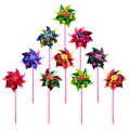 10Pcs Plastic Windmill Pinwheel Wind Spinner Kids Toy Garden Lawn Party Decor