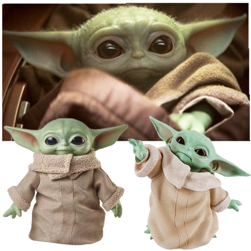 8CM/16CM/30CM/ Star Wars Glow Yoda Baby Action Figure Toys Yoda Figure Toys Yoda Master Figuras Dolls Toy Gifts for Children