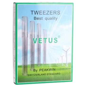 Vetus JP series Best eyelash Tweezers Stainless Steel Eyebrow Tweezer anti-static