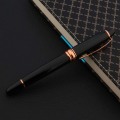 Wing Sung ROSE GOLDEN Fountain Pen metal BLACK office Luxury classic Golden stickers Stationery Office school supplies Writing