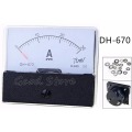1PCS DC DH-670/CQ-670 100A 150A 200A 300A 400A 500A 600A Analog Panel Meter Ammeter Gauge