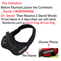 Strong Medium Large Dog Harness Leash Set Free Customized Dog Harness Big Dog Name Harness Set