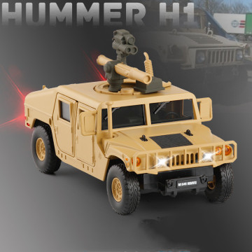 New product 1:32 Hummer H1 military alloy model,simulation 6 door sound and light off-road toys,children's gifts,free shipping