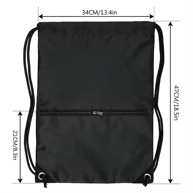 promotional nylon drawstring backpacks