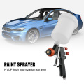 Professional Golden Painting Gun HVLP 1.3mm nozzle spray gun paint gun water based air spray gun for car paint