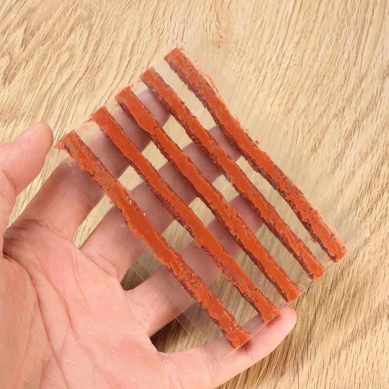 5pcs/set Strip Tubeless Tire Repair Scooter Bike Automobile Motorcycle Rubber Strips Tire Repair Sealer Tire Reparing Tool