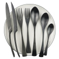 High Quality Black Dinnerware Set 18/10 Stainless Steel Cutlery Set Knife Fork Spoon Dinner Set Silverware Kitchen Tableware Set