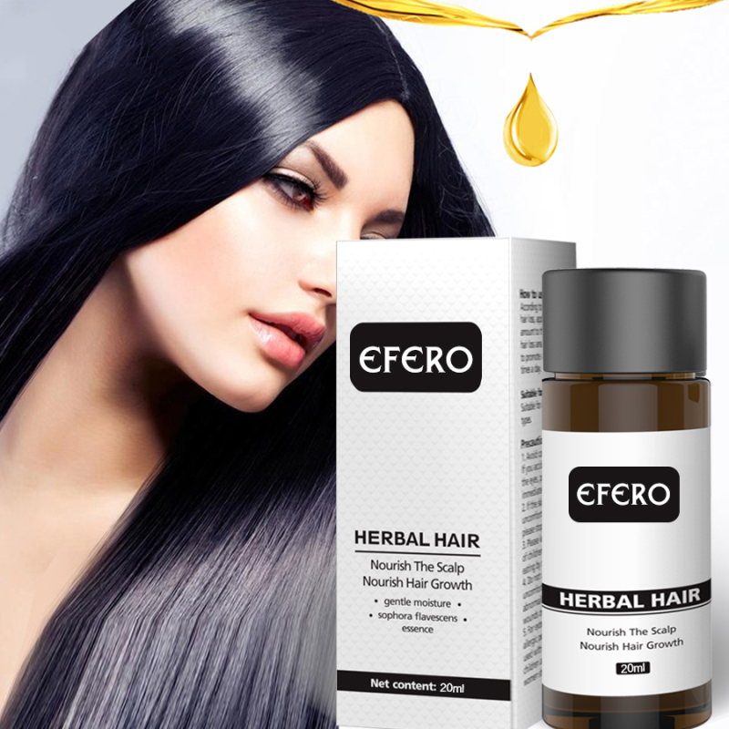 Efero Hair Care Hair Growth Essential Oils Hair Loss Dense Hair Fast Hair Growth Oil Grow Restoration Growing Serum TSLM2