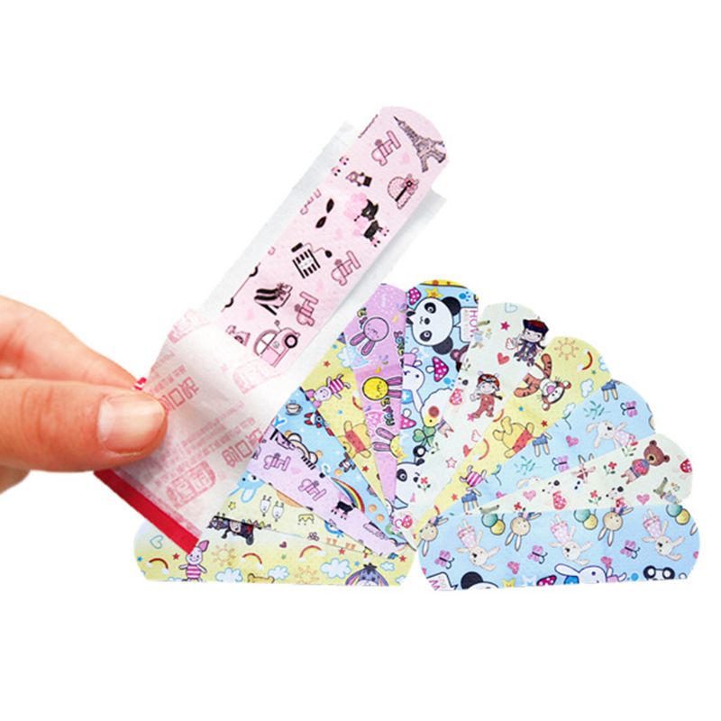 120 Pcs/box Cartoon Band-aid Cute Mini Children Breathable Waterproof Bandage Medical ok Bandages Hemostatic Patch