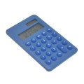 8 Digit Portable Calculator with Round Key