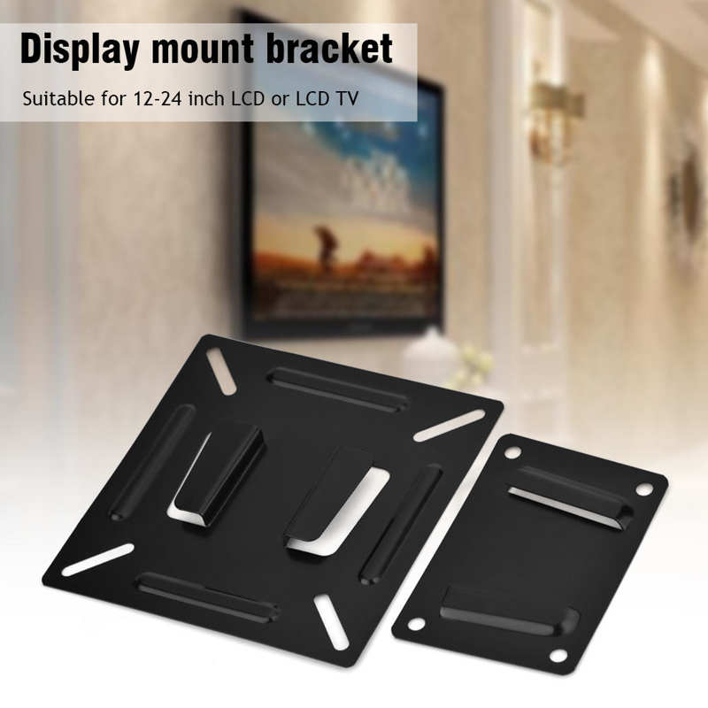 Universal TV Mount Wall-mounted Fixed Flat Panel Bracket Holder for 14-26 Inch LCD LED Monitor TV Frame VESA 75/100 LCD LED TV