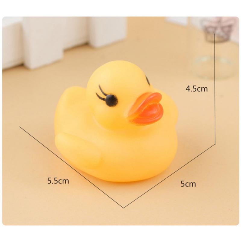 LED Water Sensor Luminous Duck Floating Animal Duck Floating Flashing In The Water Rubber Duck Baby Kids Bath Shower Toy Gift