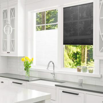 Self-Adhesive Pleated Blinds Half Blackout Bathroom Windows Curtains Shades for Living Room Window Door Decor Home decor