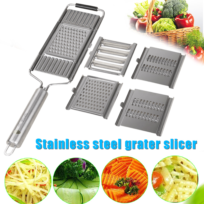 Multi-purpose Vegetable Slicer Stainless Steel Grater Cutter Shredders Fruit Potato Peeler Carrot Grater Kitchen Accessories