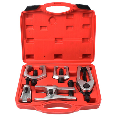 5Pcs Front End Service Tool Kit Ball Joint Tie Rod Set Pitman Arm Puller Remover Heavy Forged Alloy Steel Tool
