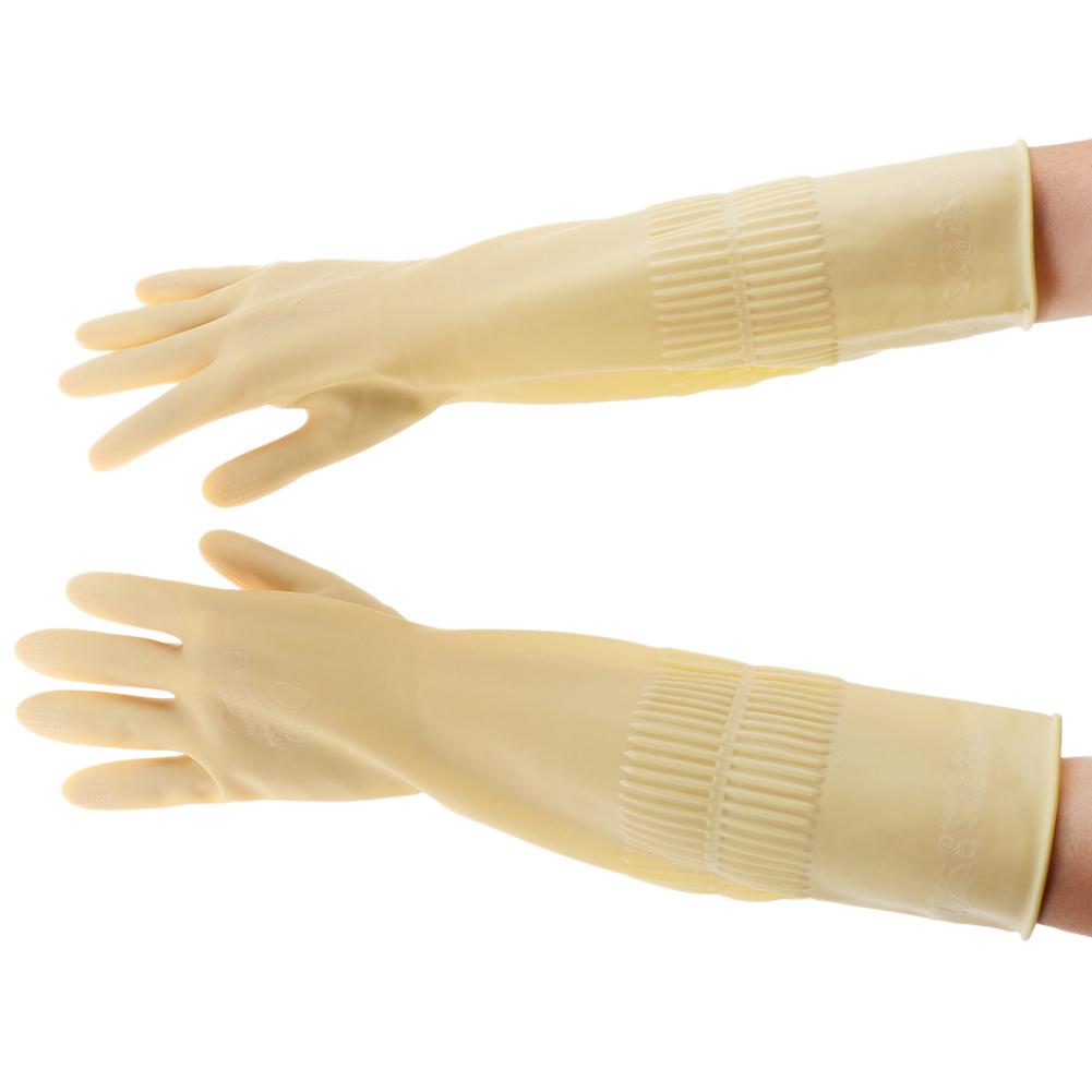 Wear Resistant Gloves Garden Kitchen Cleaning Household Rubber Natural Latex Working Gloves Household Garden Decoration