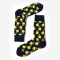 Navy lemon socks