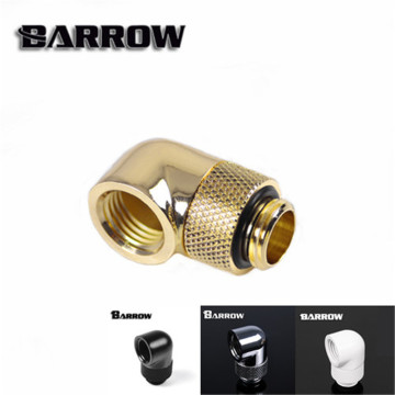 Barrow G1/4 45 90 Degree Rotatable Adapter (M-F) 360 Rotary Joint Water Cooling Tube Angled Fitting 4 Colors