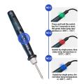 8W 220V Electric Soldering Irons Kit Temperature Adjustable with Tin Soder Wire Iron Tips Welding Gun Repair Tools for Welding