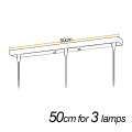 bar 50cm 3 lamps
