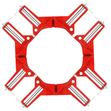4pcs/set 90 degree Right Angle Clamp 100MM Mitre Clamps Corner Clamp Picture Holder 4 inch Aluminum Right-angle Clamp DIY glass