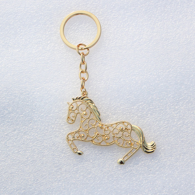 hzew run horse keychain big 7cm*4.5cm cute horse Horse key chains