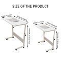 Laptop Cart Rolling Desk Mobile Stand Portable Caster Cart Bed Side Overbed Table Workstation Computer Desk with Lockable Caster