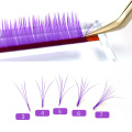 purple color Natural Long Individual Cluster Eyelash Extension Professional 10D Mink False Eyelashes Makeup Faux Soft Eye Lashes