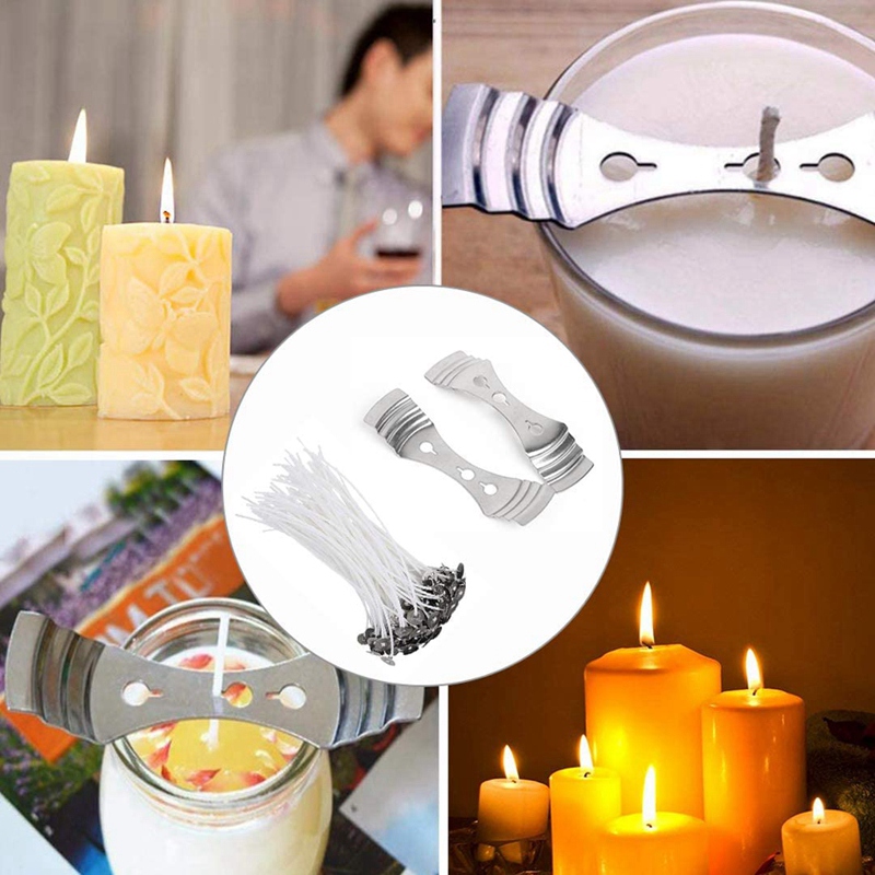 Promotion! Candle Making Kit Supplies,DIY Candles Craft Tools,Includ Candle Box,Candle Wicks,Wick Holder,Dots Wick Double Sticke