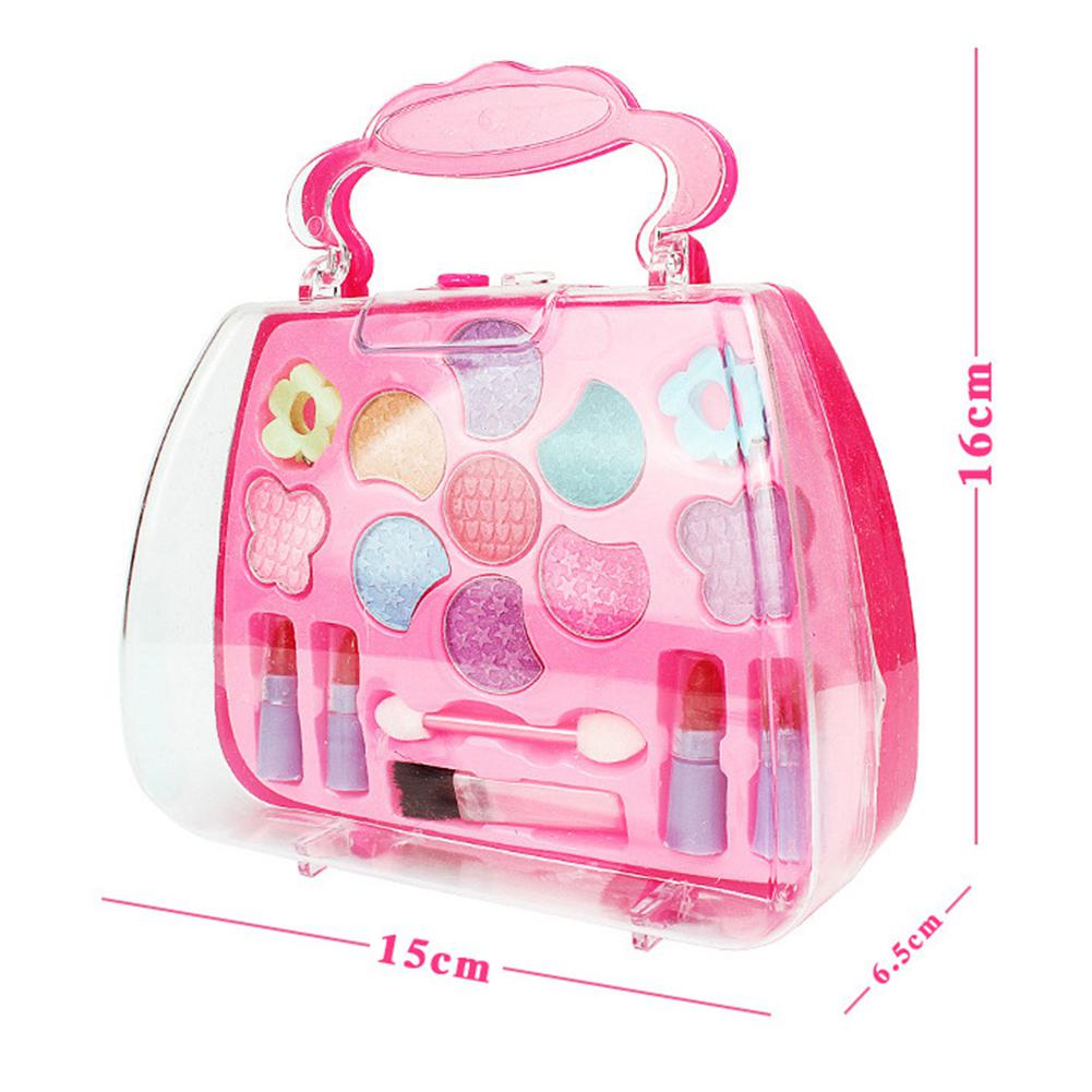 Kids Girl Makeup Set Pretend Play Kit Princess Simulation Dressing Table Makeup Toy Gift Party Performances Dressing Set TSLM2