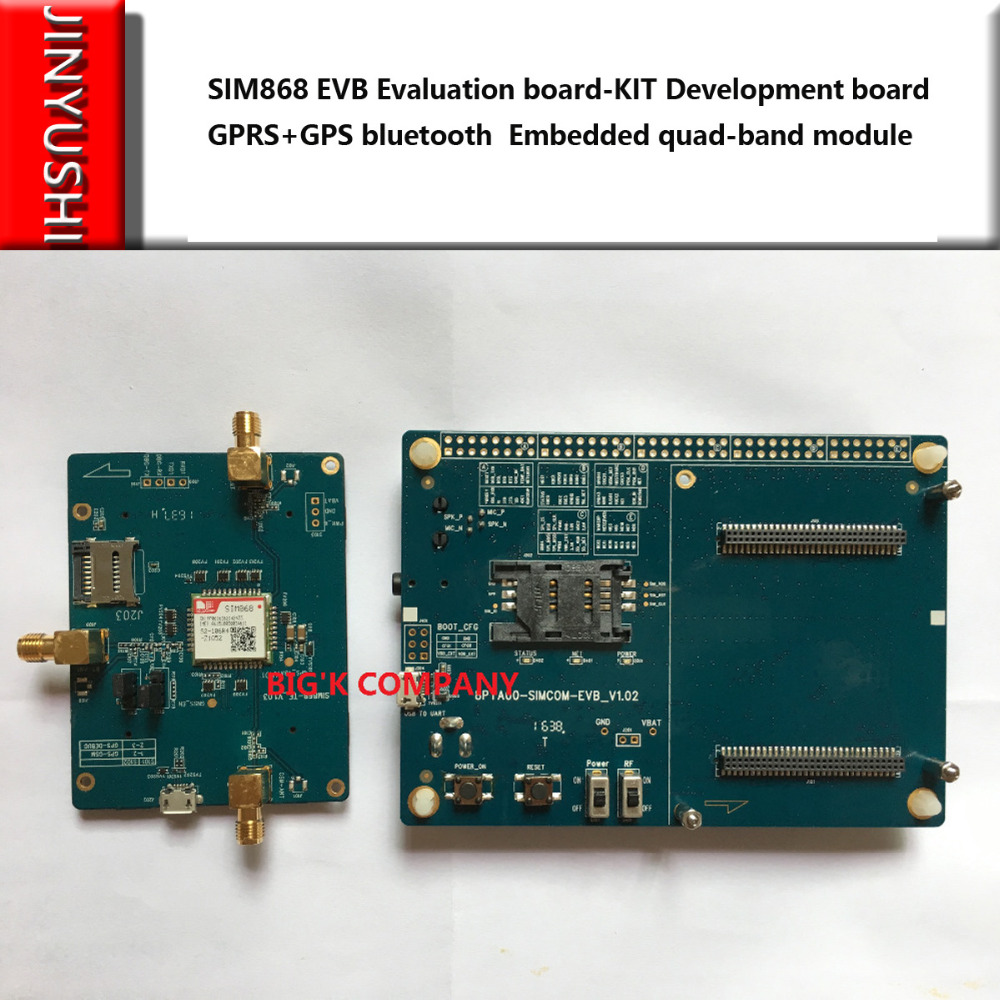 Original SIMCOM SIM868 EVB Evaluation board-KIT Development board GPRS+GPS bluetooth 100% New&Original Embedded quad-band