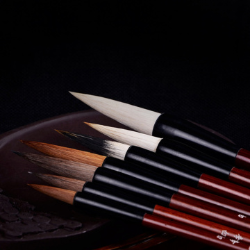 7 Pcs Chinese Calligraphy Brush Pen Set Writing Brush Gift Box Set