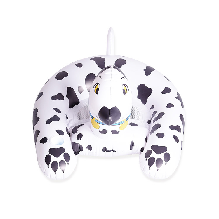 Spotty dog Beach floaties Inflatable Ride-on pool toy