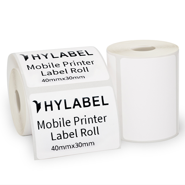 Clear images of protable printer labels