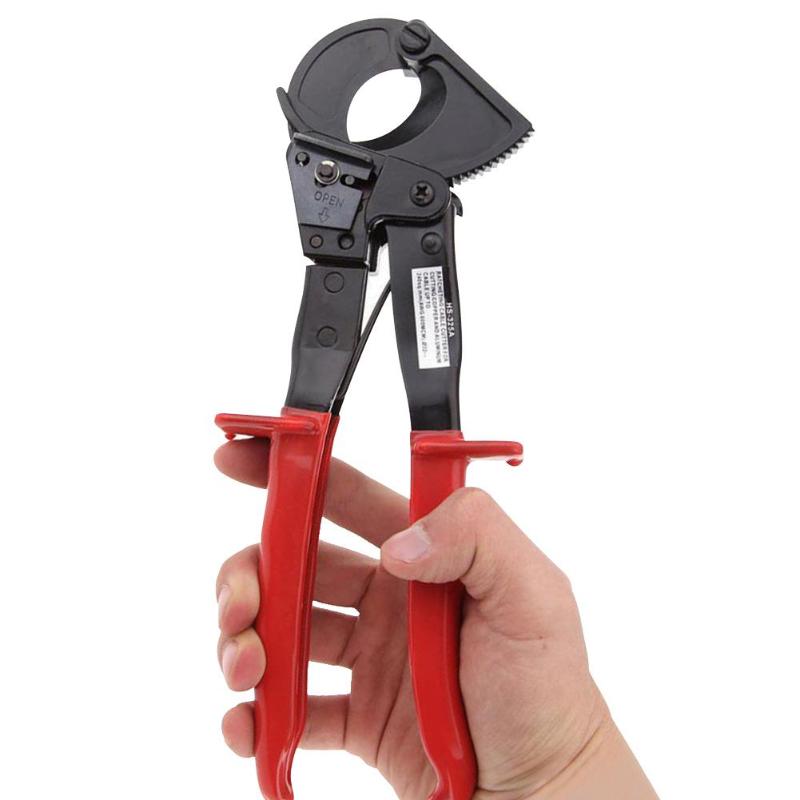 HS-325A 240mm2 Ratcheting Ratchet Cable Cutter Germany Design Wire Cutter Necessary Household Practical Tool